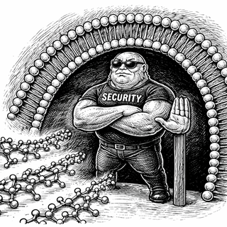 Some papers arrive wearing a lab coat. This one shows up carrying a tiny molecular bouncer and says, 